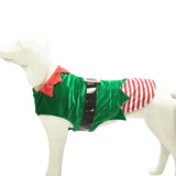 Fashion Christmas Clothes Green Elf Pet Dog Christmas Costume - Fashionlinko