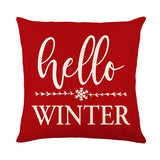 Christmas Pillow Cover Festive Linen - Fashionlinko