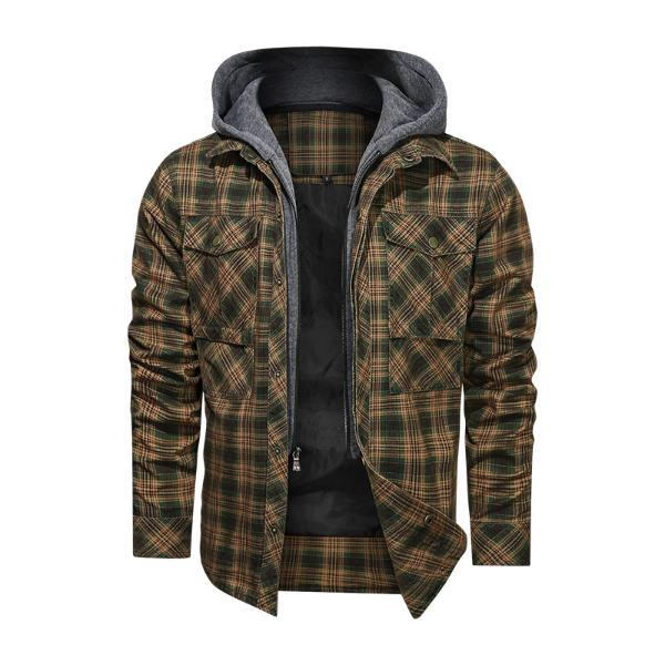 Men Warm Jacket Fleece Thick Autumn Winter Detachable Hoodies Jackets Men Slim Fit Men Clothing fashionlinko.com