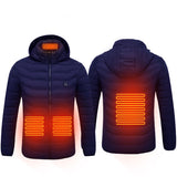 New Heated Jacket Coat USB Electric Jacket Cotton Heater Thermal Clothing Heating Vest - Fashionlinko.com