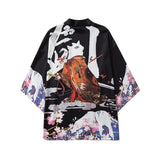 Japanese Crane Kimono Women Cardigan Yukata Fashion Men Haori Obi Clothing Asian Shirt National Tradition Clothes