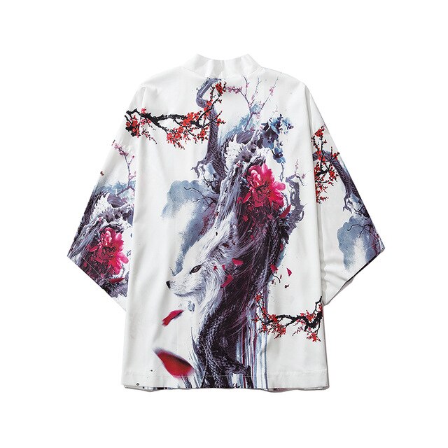Japanese Crane Kimono Women Cardigan Yukata Fashion Men Haori Obi Clothing Asian Shirt National Tradition Clothes