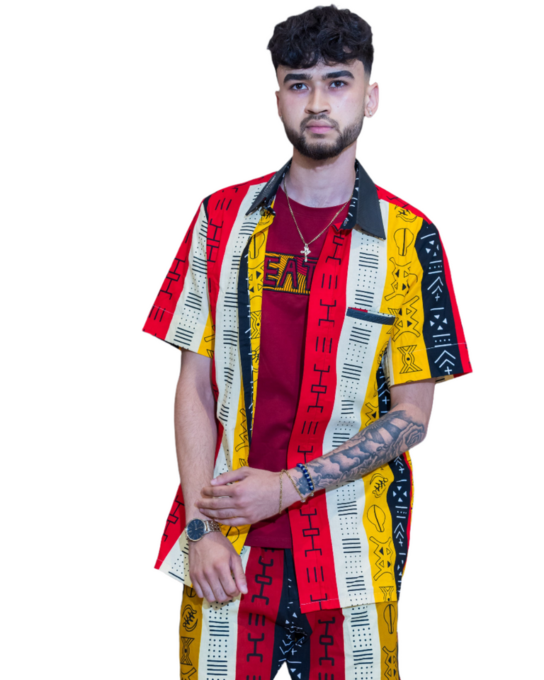 African Fashion Ankara Shirt & Top African Print (Adrika)