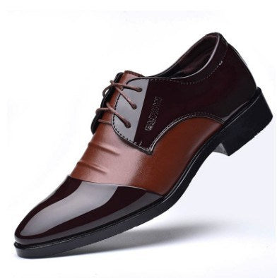 Black Shoes With Pointed Toe For Men - Fashionlinko