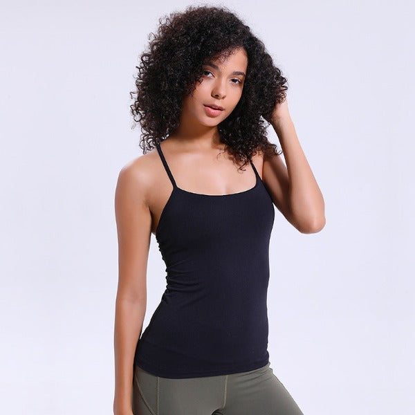 Lightweight Womens Fitted Sexy Tank Top Y Strip Back - Fashionlinko