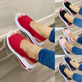 Velcro Casual Summer Women Sandals Fish Mouth Sandals - Fashionlinko