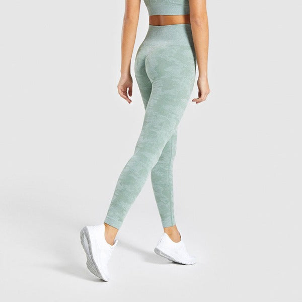 Camouflage yoga pants - Fashionlinko