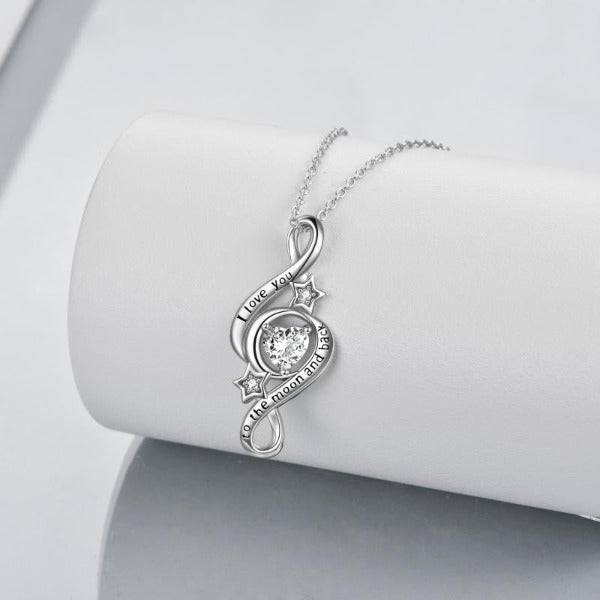 I Love You To The Moon And Back Necklace - Fashionlinko