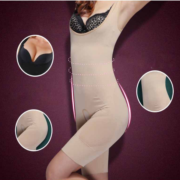 Women Body Shaper Slimming Underwear Vest Bodysuits Shapewear Tummy Control Underbust - Fashionlinko