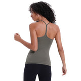 Lightweight Womens Fitted Sexy Tank Top Y Strip Back - Fashionlinko